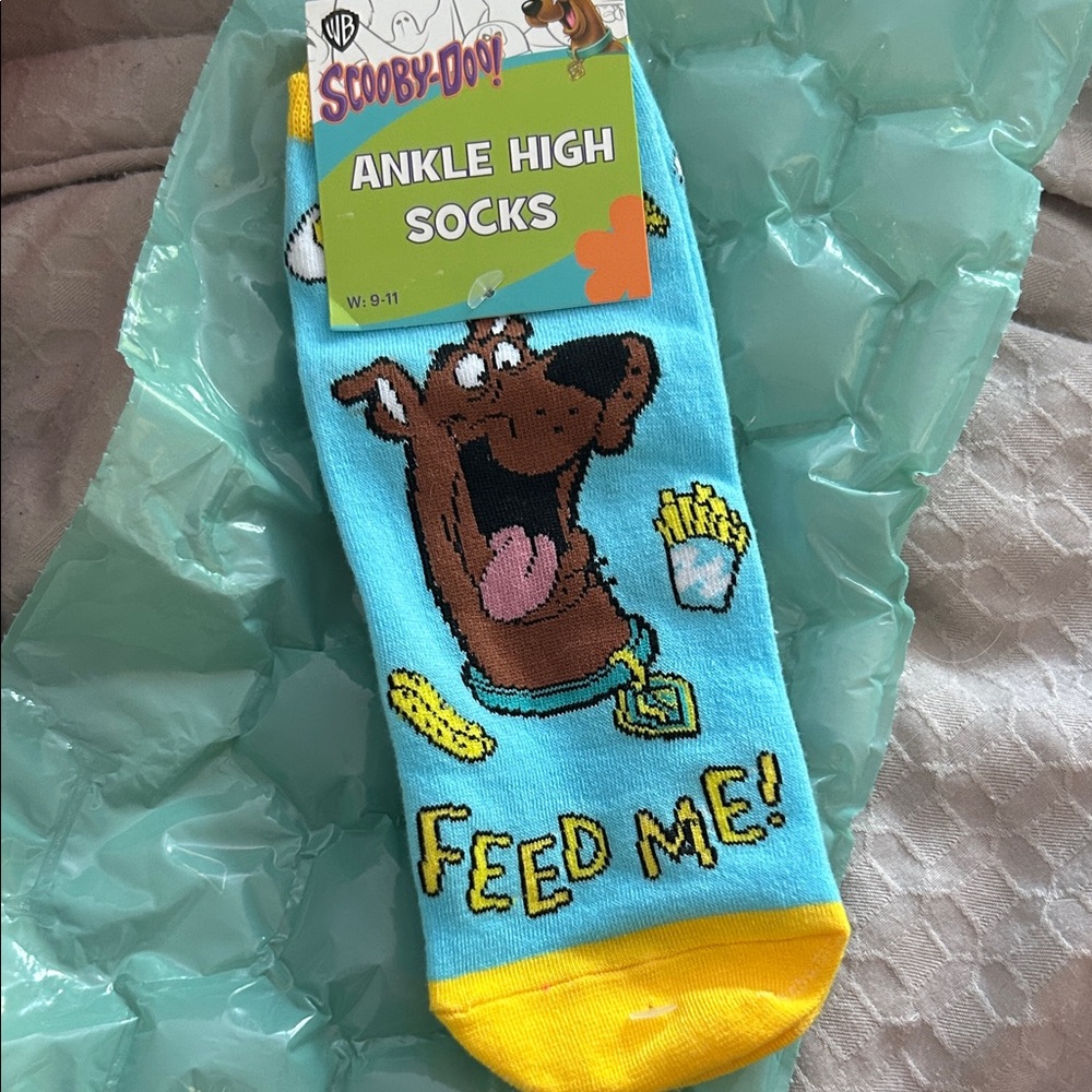 Scooby-Doo Ankle Socks - Blue and Yellow